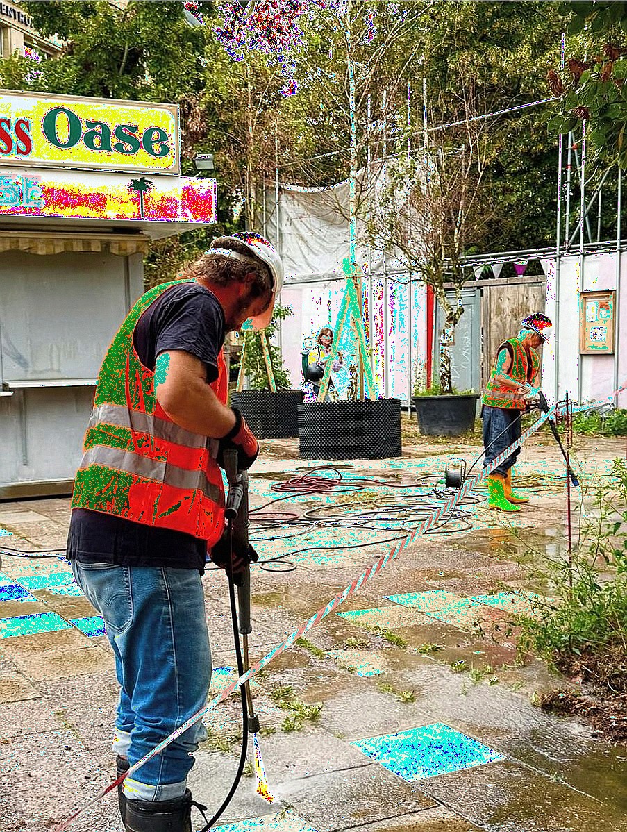 Entwicklung der temporären Freiräume im Jahr 2025